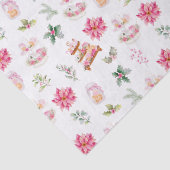 Weihnachtskekse und Foliage Pink Seidenpapier (Detail)