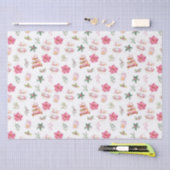 Weihnachtskekse und Foliage Pink Seidenpapier (Handwerk)