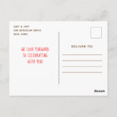 Weihnachtskekse und Kakao Geburtstag Blau Postkarte (Rückseite)