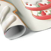 Weihnachtskekse und Streusel Geschenkpapier (Rolleneckpunkt)