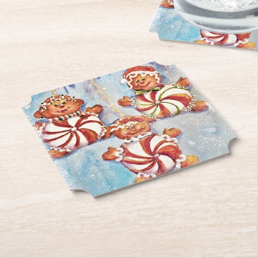 Weihnachtskekse Untersetzer (angewinkelt)