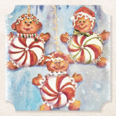 Weihnachtskekse Untersetzer (Vorderseite)