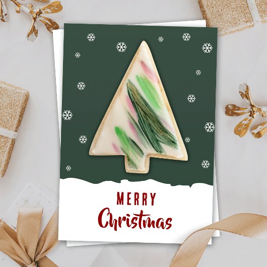 Weihnachtskekse verpacken Weihnachtskarten Dankeskarte