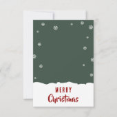 Weihnachtskekse verpacken Weihnachtskarten Dankeskarte (Vorderseite)