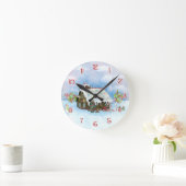 Weihnachtskekse Weihnachten Lieben Runde Wanduhr (Zuhause)