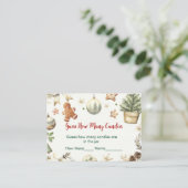 Weihnachtskekse Weihnachten Wie viele Kanadier Begleitkarte (Stehend Vorderseite)