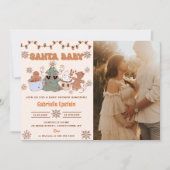 Weihnachtskekse Weihnachtsdusche Foto Einladung (Vorderseite)