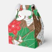 Weihnachtskekse Weihnachtsfeier Gefallen Box Geschenkschachtel (Rückseite)