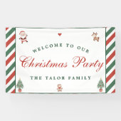 Weihnachtskekse Weihnachtsgebäck - Party Banner (Horizontal)