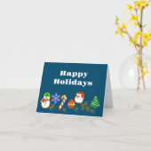 Weihnachtskekse Weihnachtskarte Karte (Gelbe Blume)