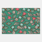 Weihnachtskekse Weihnachtskekse Dekorieren Party Geschenkpapier Set (Vorderseite)