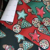 Weihnachtskekse Weihnachtskekse Dekorieren Party Geschenkpapier Set