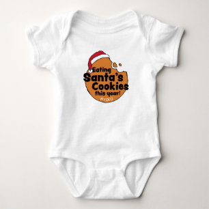 Weihnachtskekse Yolo Hashtag Weihnachtskeks Baby Strampler