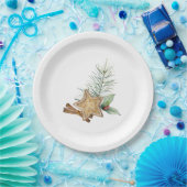 Weihnachtskekse Zimt Tanne Stechpalme Pappteller (Party)