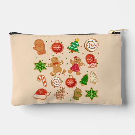 Weihnachtskekse Zubehörtasche (Rückseite)
