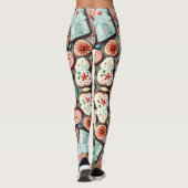 Weihnachtskekse, Zuckerhausmuster Leggings (Rückseite)