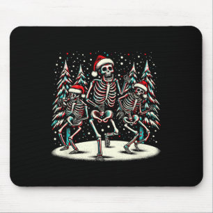 Weihnachtskelette - Vintages Halloween-Kostüm Mousepad