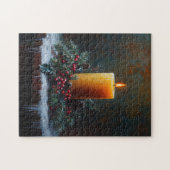 Weihnachtskerle Holly Wreath Puzzle (Horizontal)