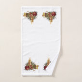 Weihnachtskerze Badhandtuch Set (Handtuch)