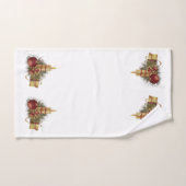 Weihnachtskerze Badhandtuch Set (Handtuch)