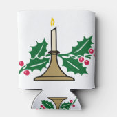 Weihnachtskerze Dosenkühler (Rückseite)
