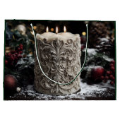 Weihnachtskerze Große Geschenktüte (Rückseite)