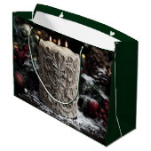 Weihnachtskerze Große Geschenktüte (Rückseite Schrägansicht)
