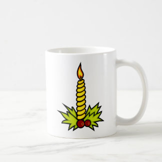 Weihnachtskerze Kaffeetasse