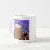Weihnachtskerze Kaffeetasse (Vorderseite Links)