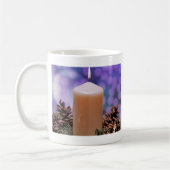 Weihnachtskerze Kaffeetasse (Links)