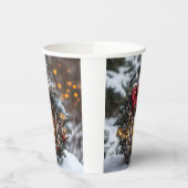 Weihnachtskerze Lantern Pappbecher (Links)