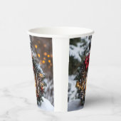 Weihnachtskerze Lantern Pappbecher (Rechts)