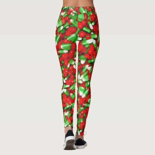 Weihnachtskerze Leggings (Rückseite)
