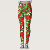 Weihnachtskerze Leggings (Vorderseite)