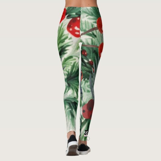 Weihnachtskerze Leggings (Rückseite)