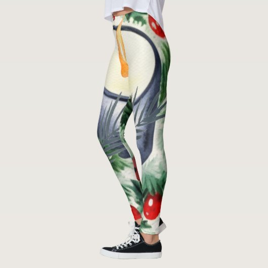 Weihnachtskerze Leggings (Links)