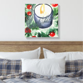 Weihnachtskerze Leinwanddruck (Insitu (Schlafzimmer))