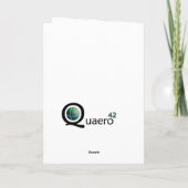 Weihnachtskerze (lila) feiertagskarte (Rückseite)