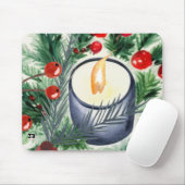 Weihnachtskerze Mousepad (Mit Mouse)