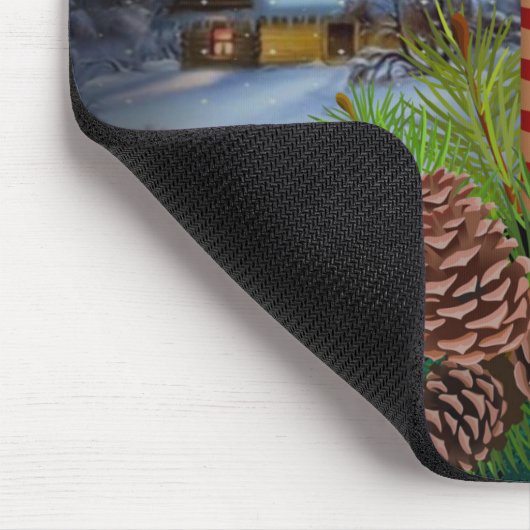 Weihnachtskerze Mousepad (Ecke)