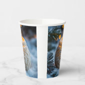 Weihnachtskerze Pappbecher (Links)