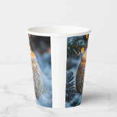 Weihnachtskerze Pappbecher (Rechts)