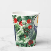 Weihnachtskerze Pappbecher (Rückseite)