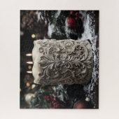 Weihnachtskerze Puzzle (Vertikal)