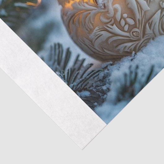 Weihnachtskerze Seidenpapier (Ausschnitt)