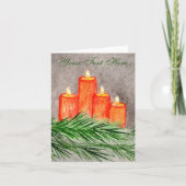 Weihnachtskerzen (Vorderseite)