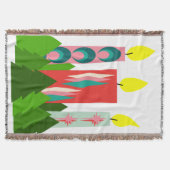 Weihnachtskerzen Decke (Vorderseite)