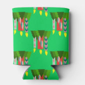 Weihnachtskerzen Dosenkühler (Rückseite)