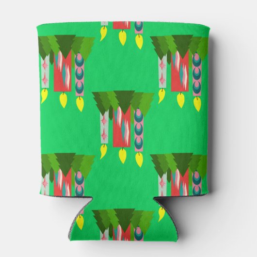 Weihnachtskerzen Dosenkühler (Rückseite)