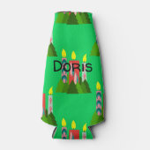 Weihnachtskerzen Flaschenkühler (Vorderseite)